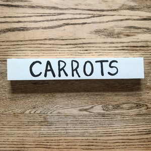 Carrots sign