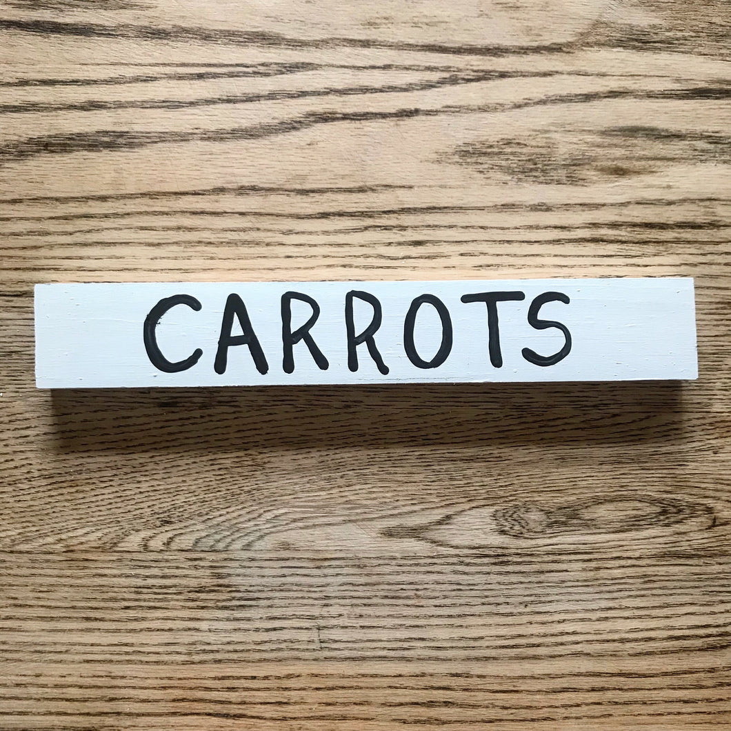 Carrots sign
