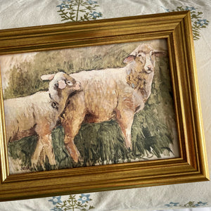 Lamb Painting Print